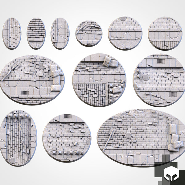 "Socle résine" Ville 90MM