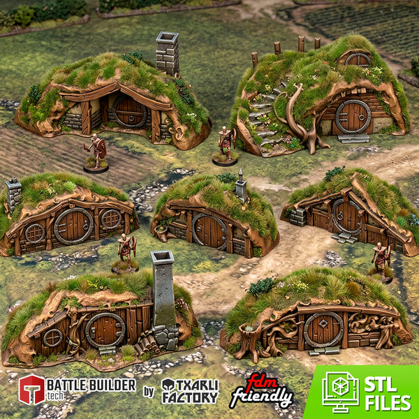 "txarli factory", Trous de hobbit