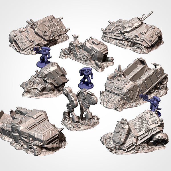 "txarli factory", Tank détruits