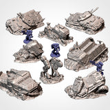 "txarli factory", Tank détruits