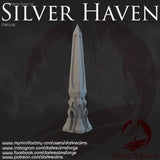 "Silver haven", Obelisk