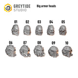 "Draconis"  Big Armor heads