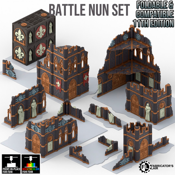 "Fabricator lair" : Foldable terrain for W40k 11th Edition