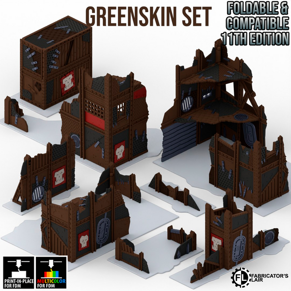 "Fabricator lair" : Foldable terrain for W40k 11th Edition