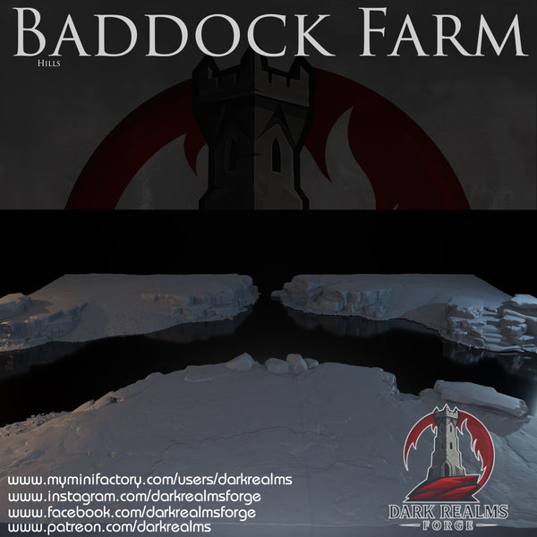 "Baddock farm" : Colline