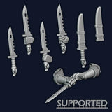 "bitz résine" armes : couteaux de combat