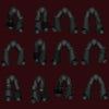 "bitz résine" Jambes gen 6 flames