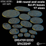 "Socle résine" Greater good spaceships