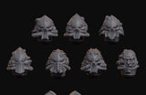 Bitz résine : Chaos legio têtes set