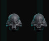 Bitz résine : Chaos legio Têtes 2