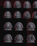 Bitz résine : Chaos legio possédés épaulières
