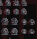 Bitz résine : Chaos legio possédés épaulières