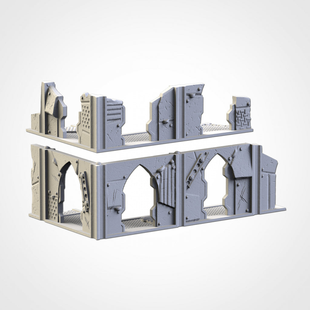 Table Décor Ruine 40k - Proxyfactorum - Décor Warhammer 40K Complet - Neuf