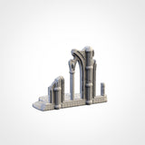 Cathédrale ruine diverses (5 eléments)
