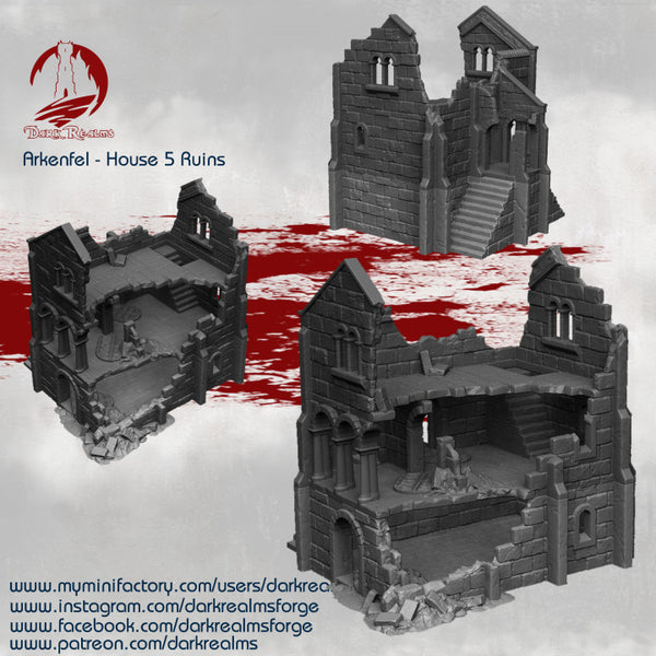 "Gondor", House 5 ruine