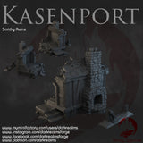 "kasenport", Forge en ruine